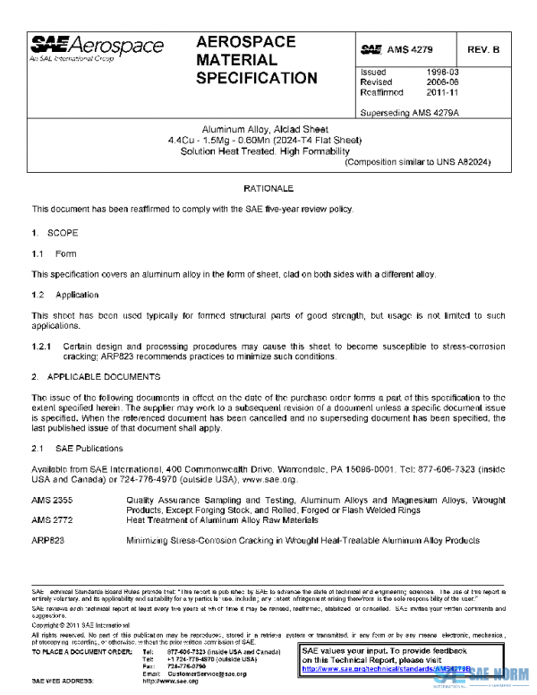 SAE AMS4279B PDF