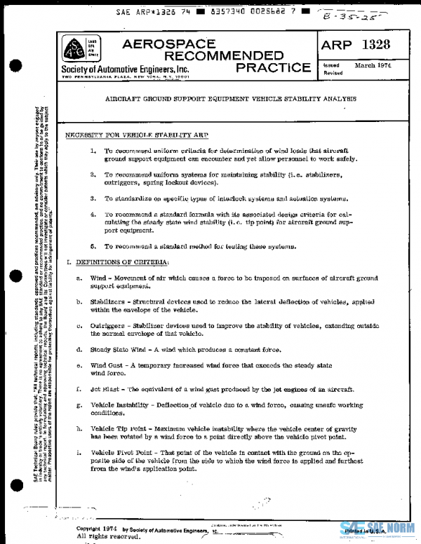 SAE ARP1328 PDF