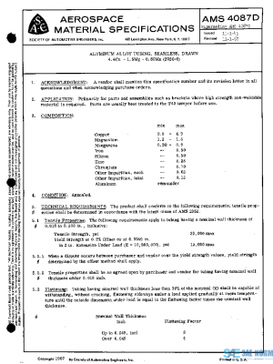 SAE AMS4087D PDF