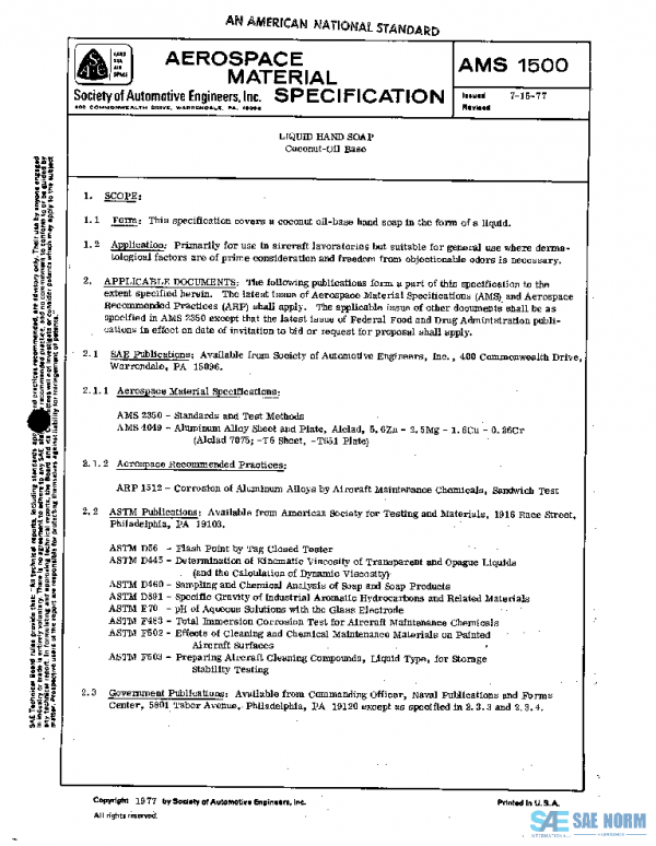 SAE AMS1500 PDF