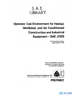 SAE J1129_197604 PDF