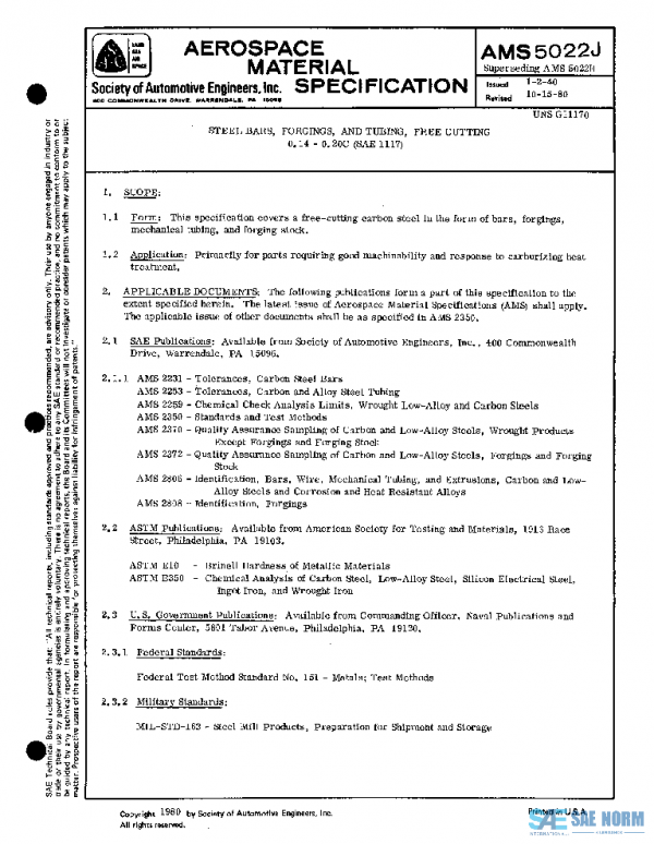 SAE AMS5022J PDF