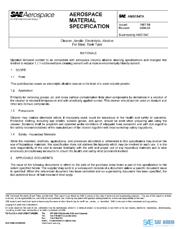 SAE AMS1547A PDF