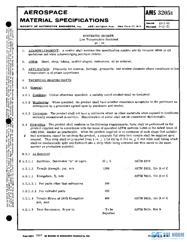 SAE AMS3205E PDF SAE AMS3205E PDF