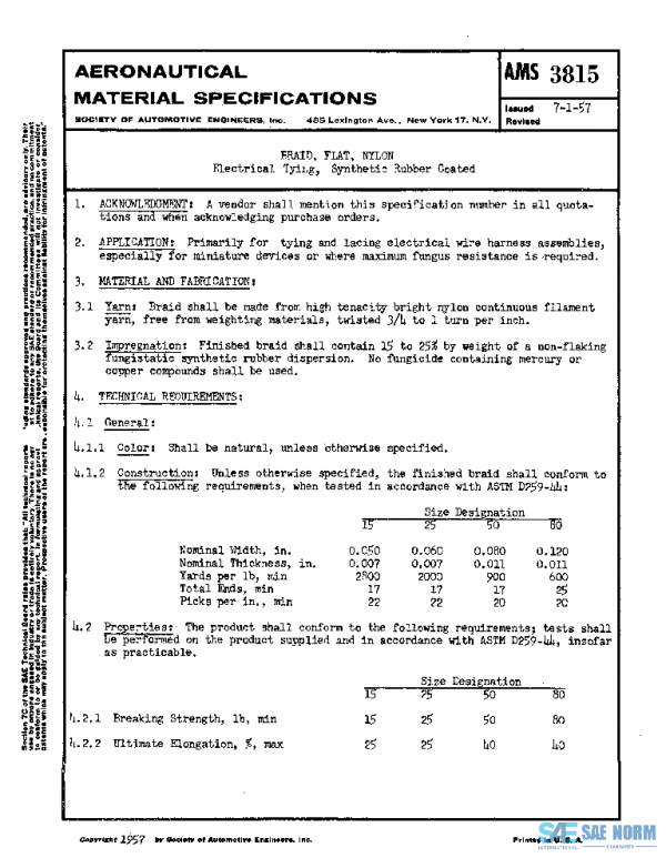 SAE AMS3815 PDF