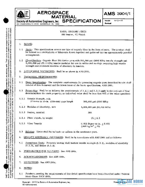 SAE AMS3904/1 PDF