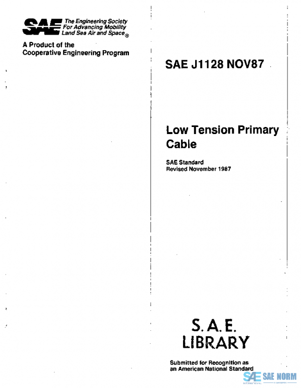SAE J1128_198711 PDF SAE J1128_198711 PDF