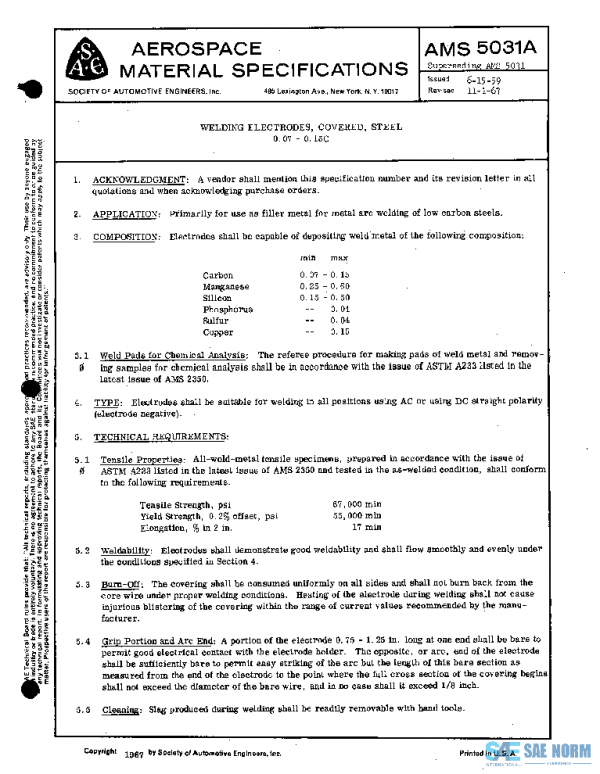 SAE AMS5031A PDF