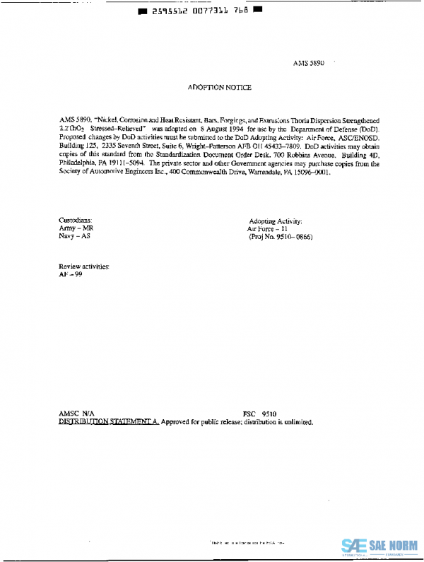 SAE AMS5890C PDF