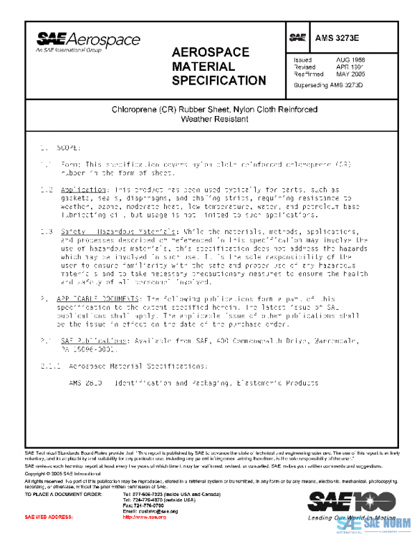 SAE AMS3273E PDF