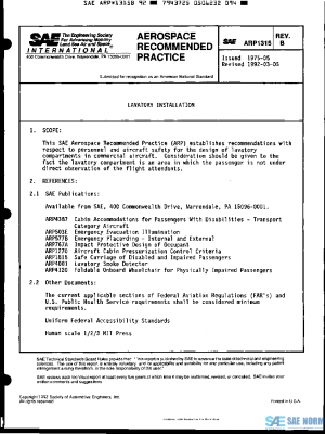 SAE ARP1315B PDF