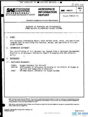 SAE AIR171C PDF SAE AIR171C PDF