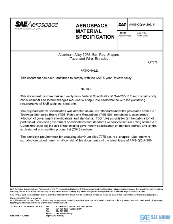 SAE AMSQQA200/11 PDF