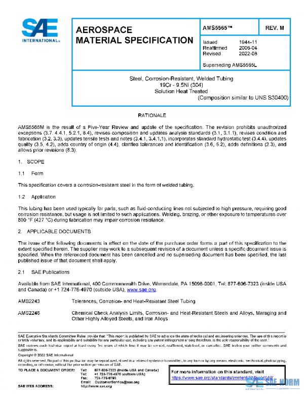 SAE AMS5565M PDF