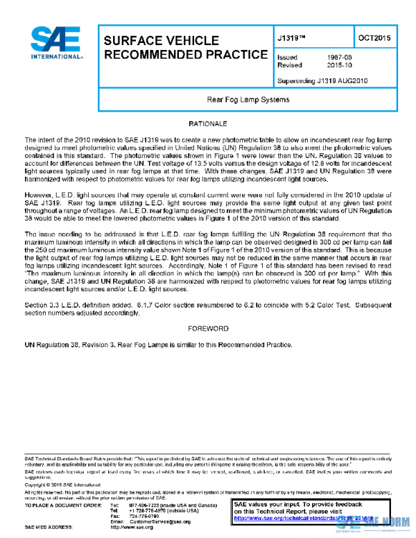 SAE J1319_201510 PDF SAE J1319_201510 PDF
