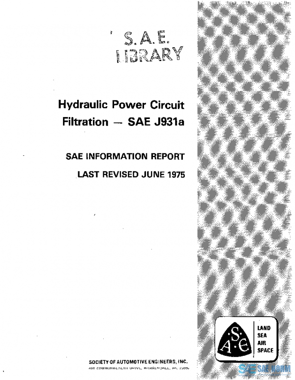 SAE J931A_197506 PDF SAE J931A_197506 PDF