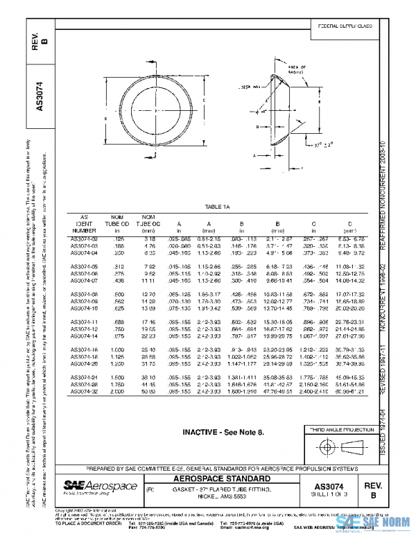SAE AS3074B PDF SAE AS3074B PDF