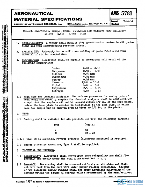 SAE AMS5781 PDF SAE AMS5781 PDF