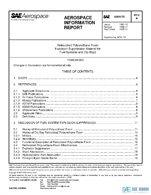 SAE AIR4170A PDF