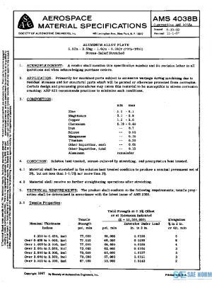 SAE AMS4038B PDF