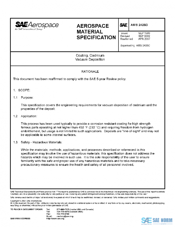 SAE AMS2426D PDF