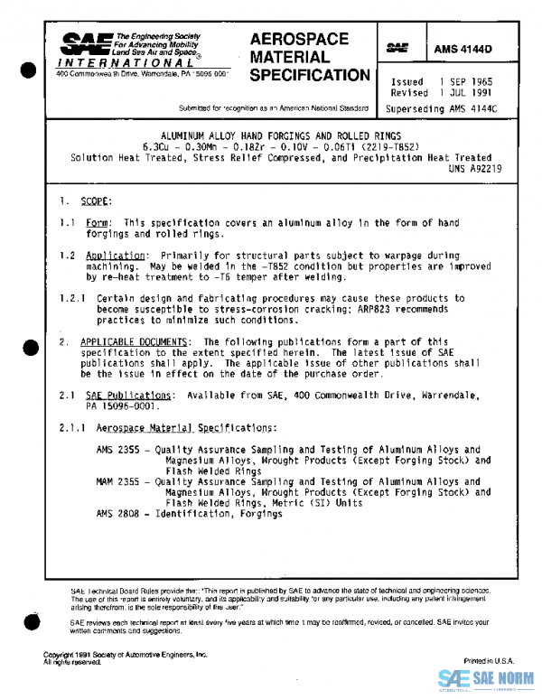 SAE AMS4144D PDF