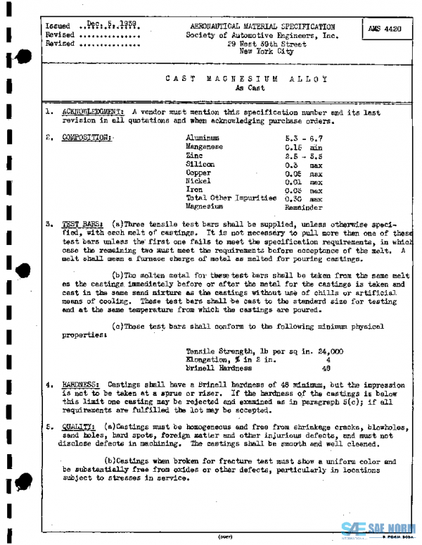 SAE AMS4420 PDF SAE AMS4420 PDF