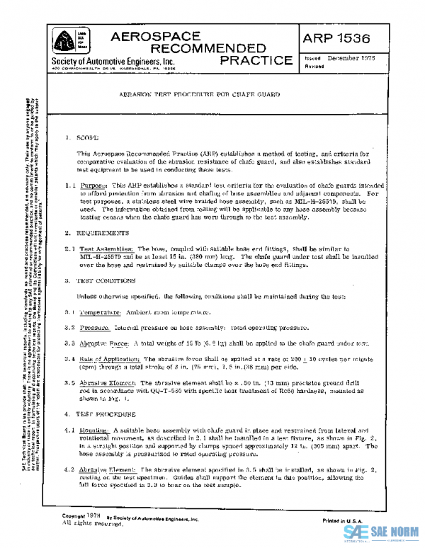 SAE ARP1536 PDF