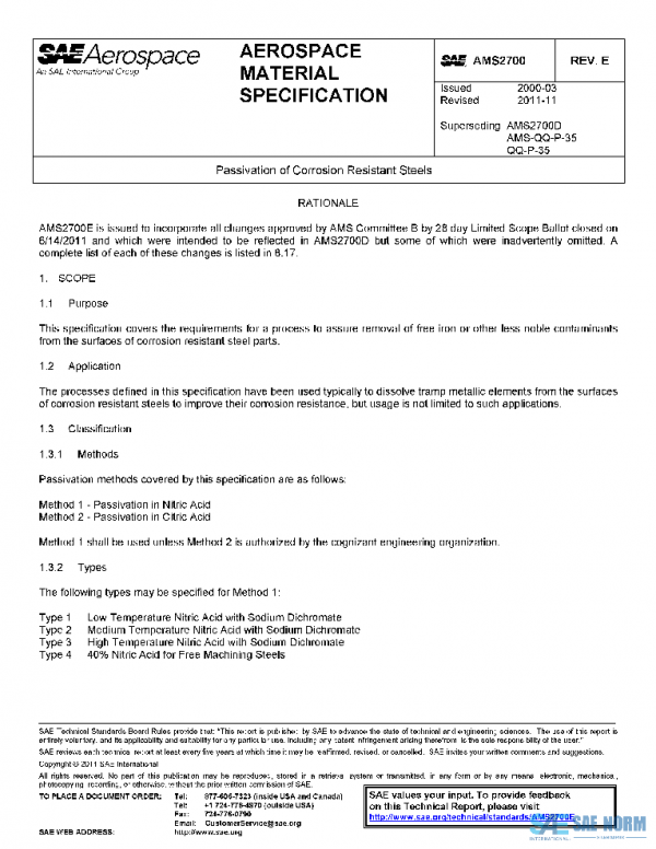 SAE AMS2700E PDF