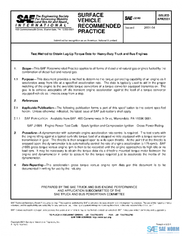 SAE J2548_200104 PDF SAE J2548_200104 PDF