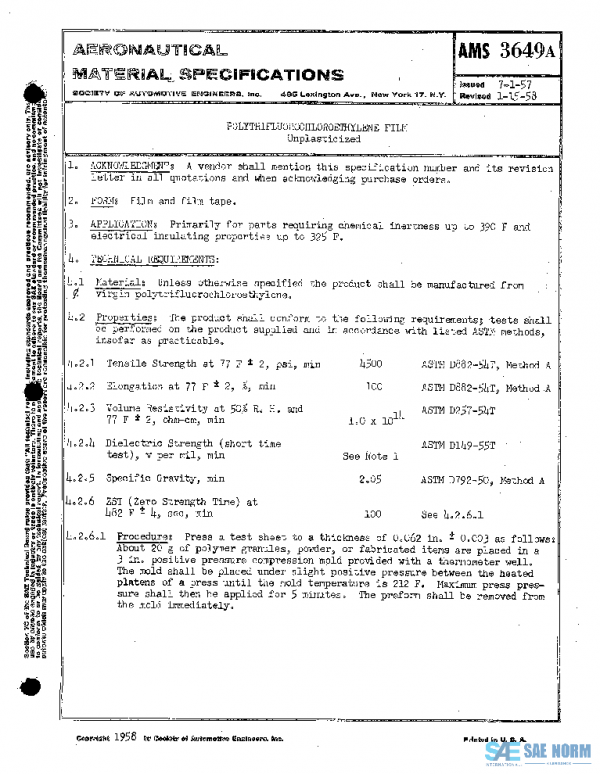 SAE AMS3649A PDF SAE AMS3649A PDF