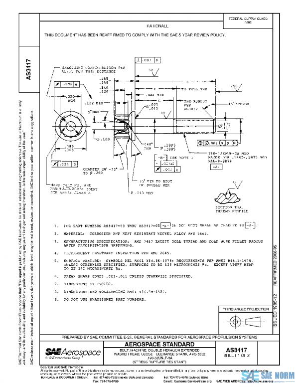 SAE AS3417 PDF