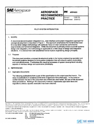 SAE ARP4033 PDF
