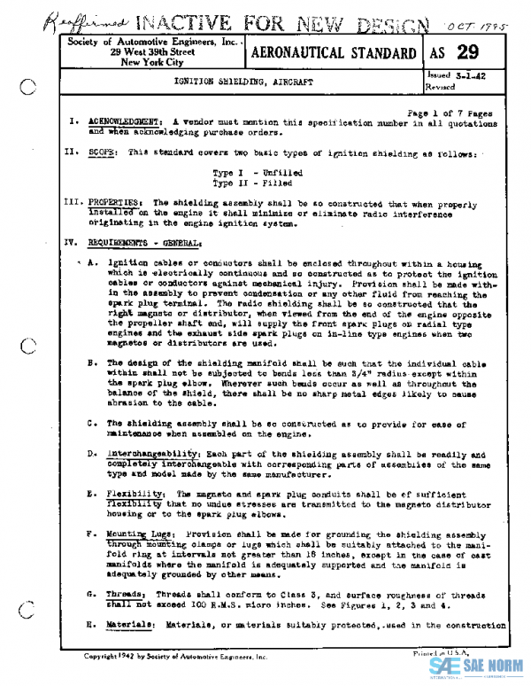 SAE AS29 PDF