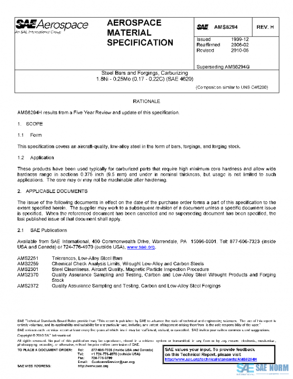 SAE AMS6294H PDF
