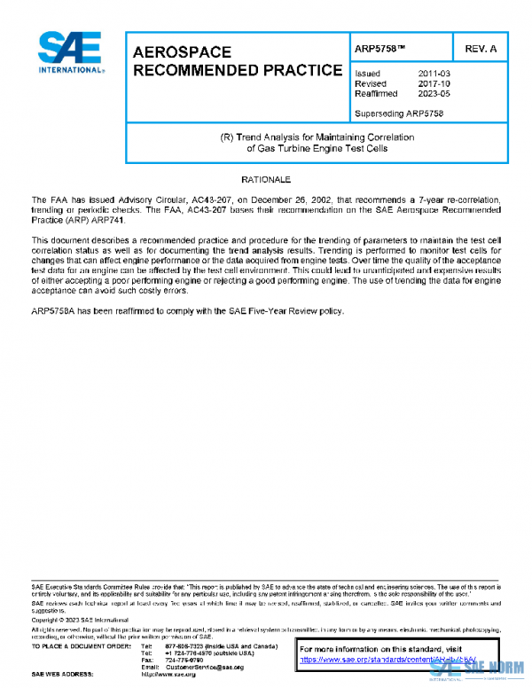 SAE ARP5758A PDF