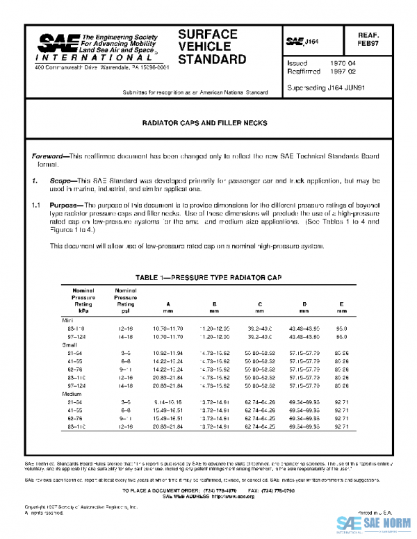 SAE J164_199702 PDF SAE J164_199702 PDF