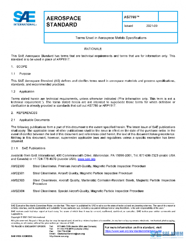 SAE AS7766 PDF SAE AS7766 PDF
