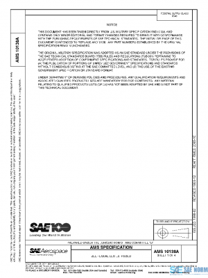 SAE AMS10138A PDF