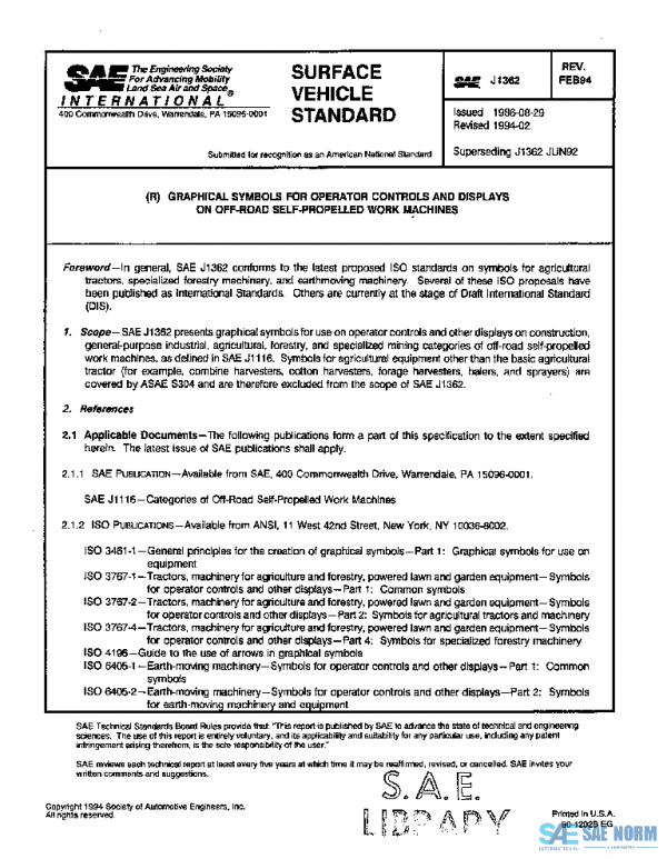 SAE J1362_199402 PDF SAE J1362_199402 PDF