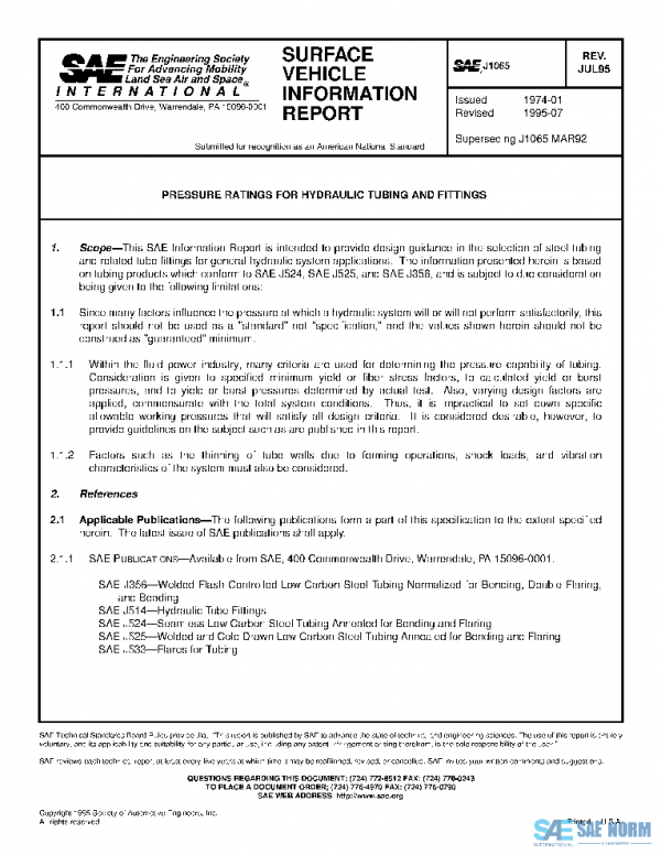 SAE J1065_199507 PDF SAE J1065_199507 PDF