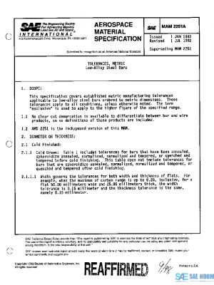 SAE MAM2251A PDF