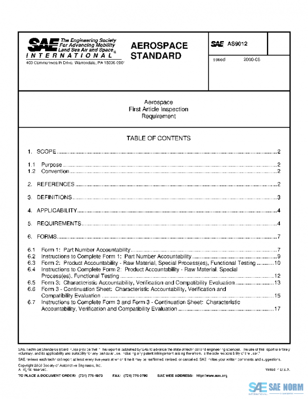 SAE AS9012 PDF