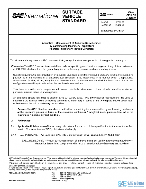 SAE J2103_200306 PDF