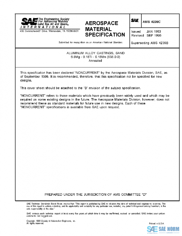 SAE AMS4239C PDF SAE AMS4239C PDF