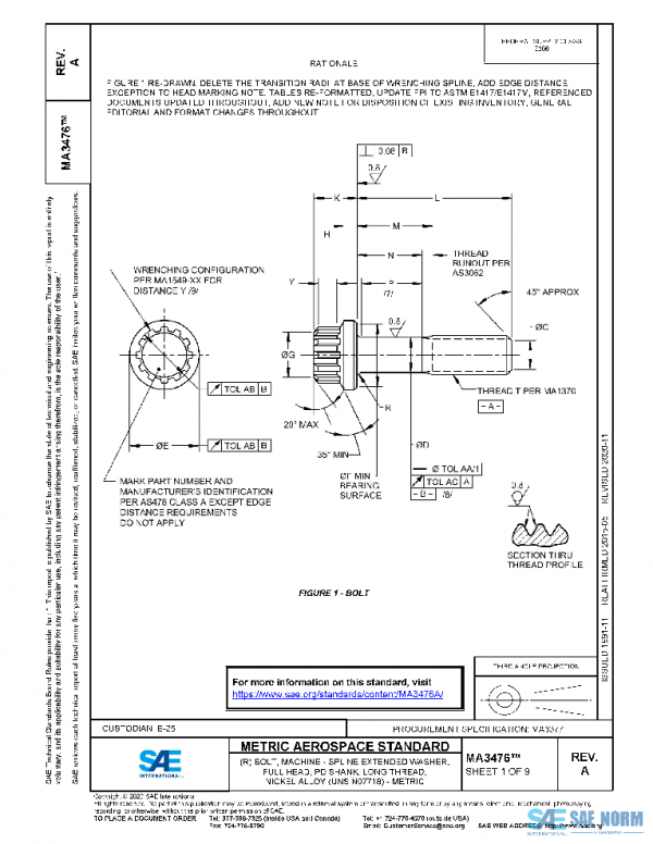 SAE MA3476A PDF