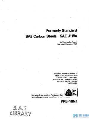 SAE J118A_197711 PDF