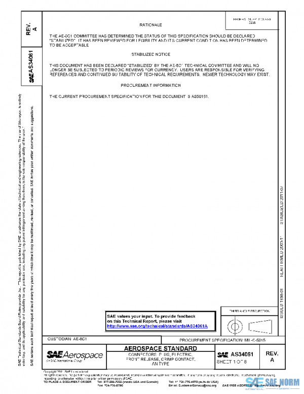 SAE AS34061A PDF