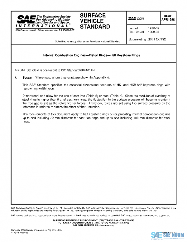 SAE J2001_199804 PDF