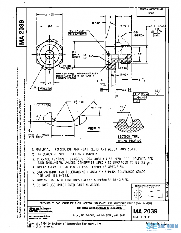 SAE MA2039 PDF